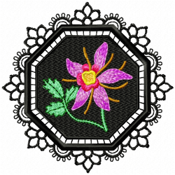 Flowers Embroidery Design 3